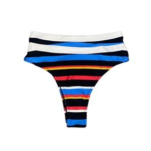 Last chance…Express Bikini Bottom Swim Stripe High Waist Swimsuit XS New